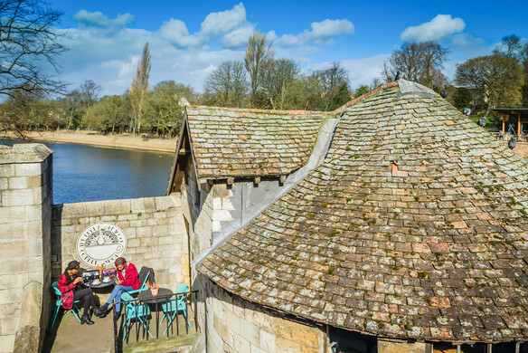 Selling Coffee in a (Potentially Haunted) Tower Built in the 1300s