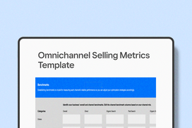 Omnichannel Selling Metrics Template