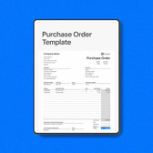 Free Purchase Order Template [in Excel, Word, PDF]