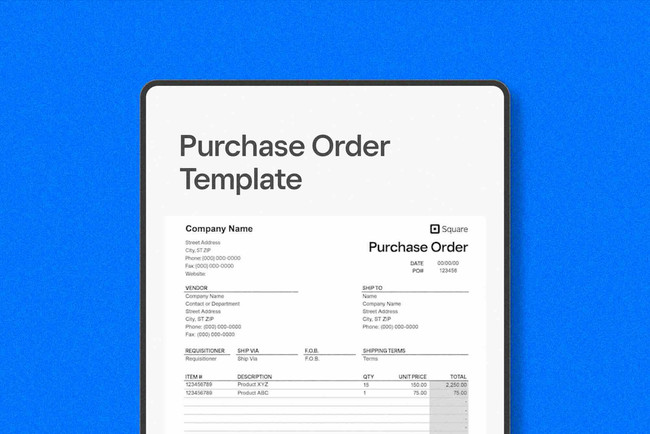 Free Purchase Order Template [in Excel, Word, PDF]