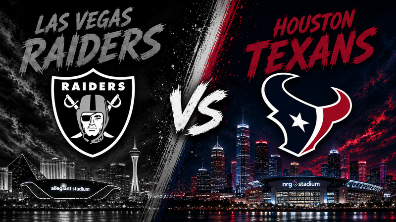 Las Vegas Raiders vs. Houston Texans – Where to Watch, Streaming, Channels & Preview
