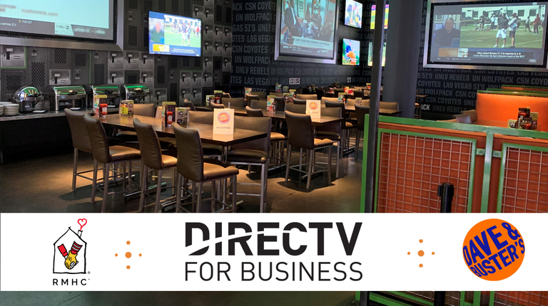 DIRECTV to Showcase Sports with Dave & Busters and Ronald McDonald House Charities® in Greater Las Vegas