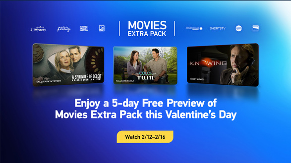 MOVIES EXTRA PACK Free Preview Feb. 12-16