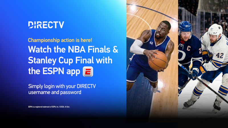 DIRECTV Customers: How to Watch the NHL and NBA Finals During the ABC Outage