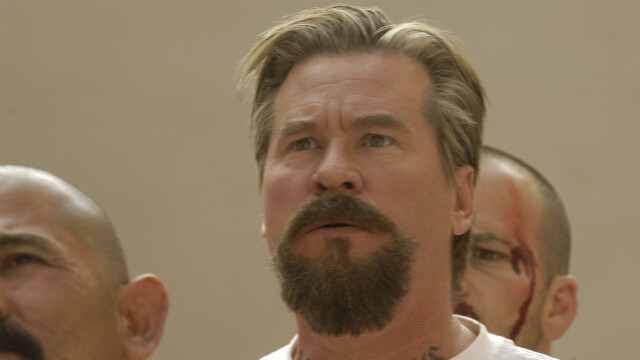 alt="Val Kilmer pictured as a hardened inmate in Felon, a 2008 prison drama about survival behind bars"