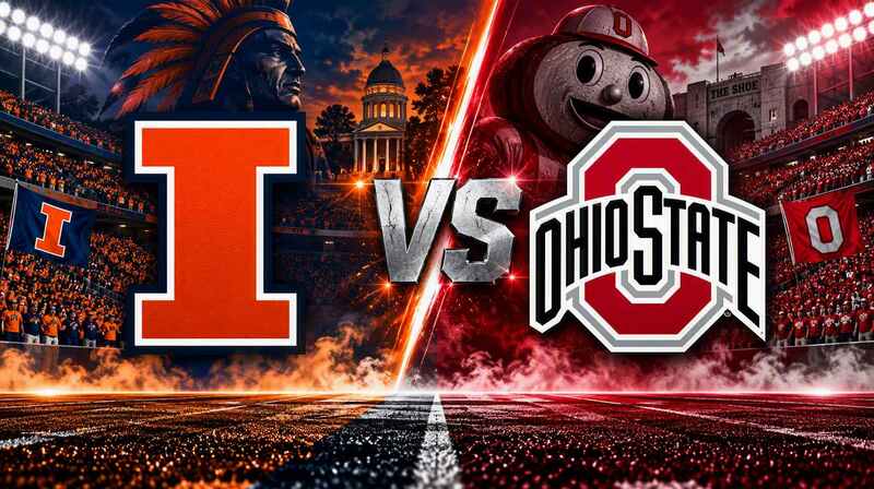 Illinois vs. Ohio State – Where to Watch, Streaming, Channels & Preview
