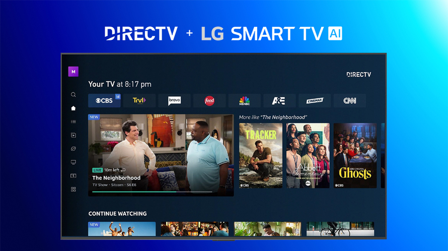 DIRECTV EXPANDS ACCESS TO INCLUDE LG SMART TVs