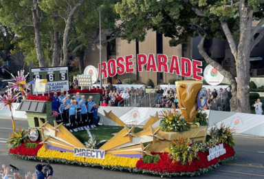 DIRECTV’s Float at the Tournament of Roses’ 135th Rose Parade 2024 Honored Tradition & Sports