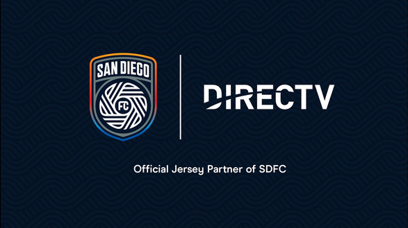 San Diego FC Announces DIRECTV As The  Club’s Official Jersey Partner