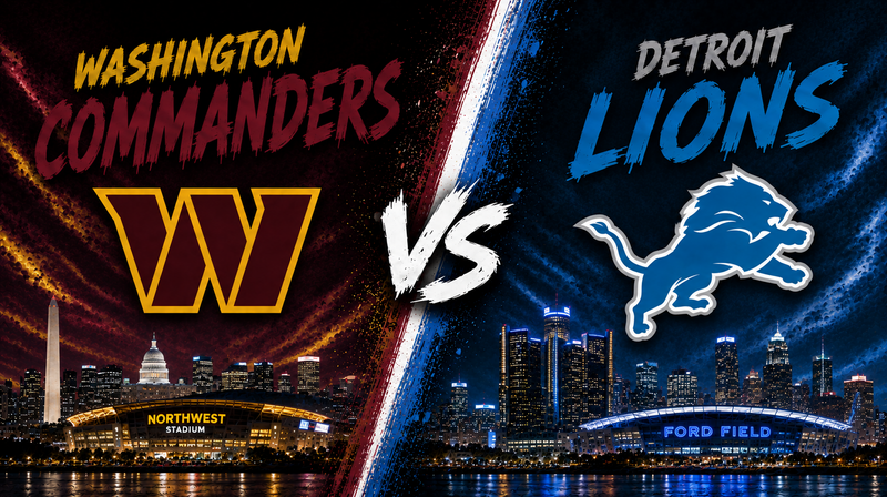 Washington Commanders vs. Detroit Lions – Where to Watch, Streaming, Channels & Preview
