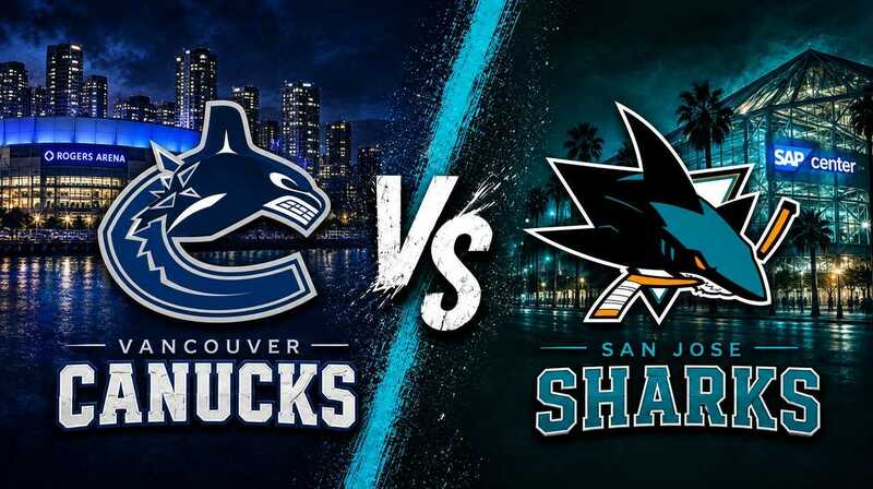 Vancouver Canucks vs. San Jose Sharks – Where to Watch, Streaming, Channels & Preview