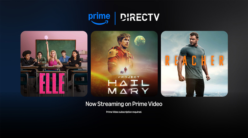 Prime Video with DIRECTV — Access Live Sports, Original Series and Hollywood Hit Movies!