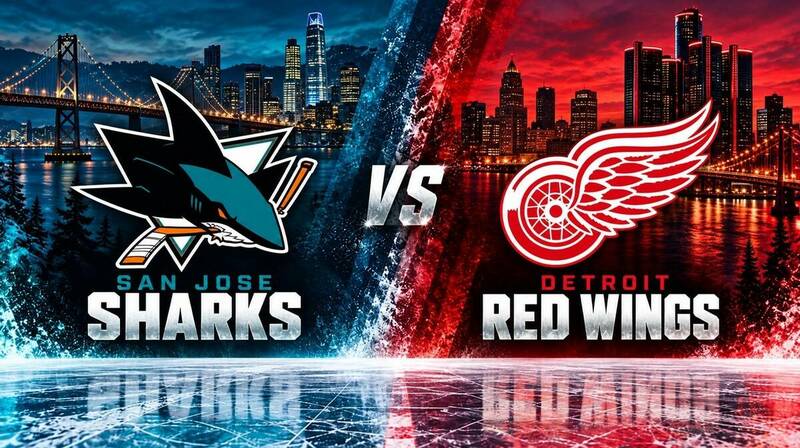 San Jose Sharks vs. Detroit Red Wings – Where to Watch, Streaming, Channels & Preview