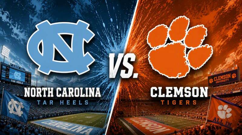 North Carolina vs. Clemson – Where to Watch, Streaming, Channels & Preview
